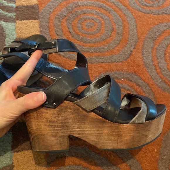 Rag & Bone Addington Wedge Sandals sz 10 - Picture 7 of 9